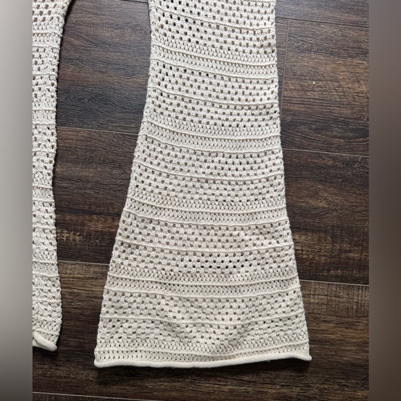 NWT 101 SINCERELY JULES CROCHET 2 PIECE Pants Top Sweater Outfit M - Picture 6 of 7